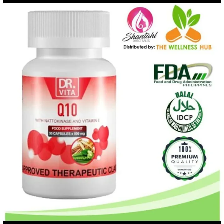 Dr Vita Q10 With Nattokinase 30 capsule authentic original dr vita q10 ...