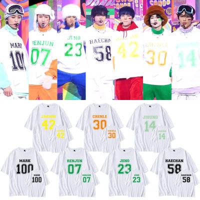 Korean Style K Pop NCT DREAM Candy T Shirt The Same Paragraph Short Sleeve Loose T-shirt Summer Tee Tops K-pop Cotton Tee Tops