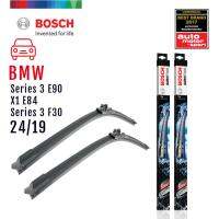 Bosch ใบปัดน้ำฝน BMW Series 3 (E90, E91) ปี 2005-2011 ขนาด 24/19 นิ้ว รุ่น Aerotwin