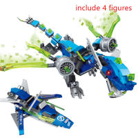 New  Ninja Jay’s Cyber Dragon Mecha Building Blocks Kit Bricks Classic Movie Ninja Model Kids Action Toys For Children Gift