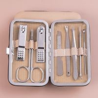 8pcs/set Pruning Nail Clippers Cutting Pliers Set Single Nail Groove Pedicure Inflammation Dead Skin Clipper Tool Home Tool