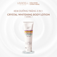 Kem dưỡng trắng 3 in 1 Louvcell Crystal Whitening Body Lotion 120 ml thumbnail