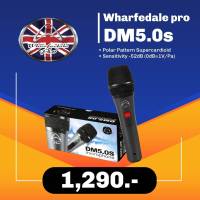 ไมค์ Wharfedale pro DM 5.0S พร้อมสาย 4.5 เมตร ไมโครโฟน Dynamic ไดนามิกไมโครโฟน ไมค์สาย Microphone Mic ไมค์พร้อมสาย