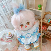 20cm Cute Doll Accessories Cartoon Dog Blue Dress Hairpin Clothes Set Irene Kang Seul Gi Joy Yeri Idol Collection Gift