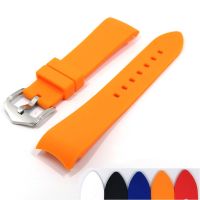 〖Bar watchband〗EndBandSilicone โค้ง DivingWrist Rubber18mm 20มม. 22มม. 24มม. ForSeikoStrap