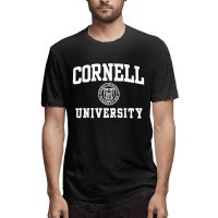 ผ้าฝ้ายแท้ขายดี เสื้อยืดคอกลม ผ้าฝ้าย พิมพ์ลาย Cornell University Big Red Crest Clic ของขวัญวันฮาโลวีน HAooek90DFjefc45S  ILVY