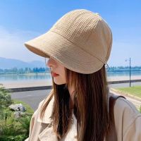 Waffle Fisherman Hat หมวกยอดแหลมสำหรับผู้หญิงหมวกกันแดดแฟชั่นฤดูใบไม้ผลิและฤดูร้อนหมวกกันแดดป้องกันรังสียูวี