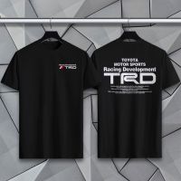 TRD Racing พัฒนาเสื้อยืด Unisex Cotton 100% [สต็อก] นวัตกรรมเสื้อยืด