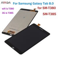 8 LCD สำหรับ Galaxy Tab A 2017 8.0 SM-T385 T385 SM-T380 /3G T380 3G ชิ้นส่วนจอสัมผัสแอลซีดีของเครื่องแปลงดิจิทัล