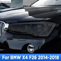 Car Headlight Tint Anti-Scratch Smoked Black Protective Film Self Healing TPU Stickers For BMW X4 F26 2014-2018 Accessories Bumper Stickers  Decals  M