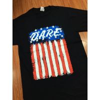 เสื้อยืดมือสอง DARE D.A.R.E. Size S มือ2  SV7Y