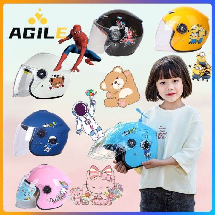 Helmet for kids motorcycle full face helf face child helmet for girls