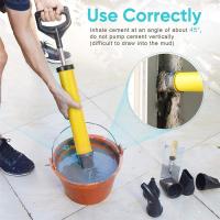 คุณภาพสูง Caulking ปืนซีเมนต์ Lime ปั๊ม Grouting Mortar Sprayer Applicator Grout เติมเครื่องมือ4หัวฉีด