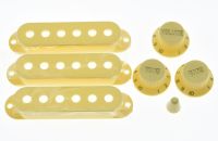 KAISH Vintage Cream ST Knobs,ST Pickup Covers and Switch Tip