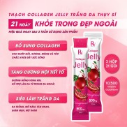 Thạch Lựu Collagen Jelly Pomegranate Dưỡng Trắng Da Toàn Thân Hộp 7 Gói