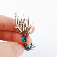 10 Pcs 4x8mm Coreless DC Motor Super high speed 3V DC 60mA 70000RPM 0408 4035 for RC helicopter aircraft