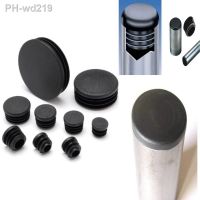 20pcs Plastic Plug Insert Round Metal Tubing End Cap Pipe Tube Cover Insert Glides Post Insert for Chair Fencing Furniture Table