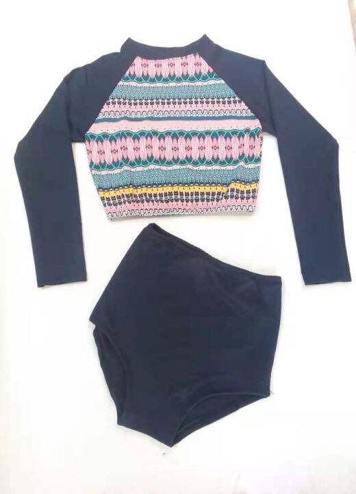 Rash Guard Longsleeve Crop Top Lazada PH