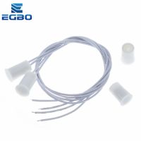 egbo 1Pair RC-33 ประตูปิดภาคเรียนสวิตช์แม่เหล็กประตูเครื่องตรวจจับสัญญาณเตือนแม่เหล็กเซนเซอร์สัญญาณเตือนความปลอดภัยภายในบ้าน DC 100V 300mA MC-33