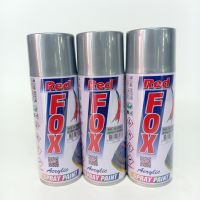 สีสเปรย์ เรดฟ็อกซ์ RED FOX #36 (300) Bright Silver 1กระป๋อง 400ซีซี ของแท้ สีสวยสด สินค้าคุณภาพ (MS_Parts Online.)