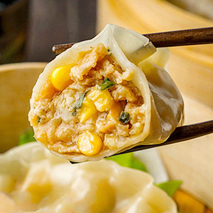 CJ Bibingge Bibigo Corn Pork King jiaozi 490g(14 pieces) Korean quick