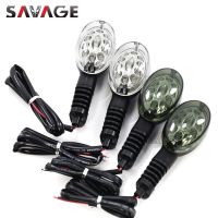 ตัวบ่งชี้สัญญาณเลี้ยว LED สำหรับ KAWASAKI NINJA 250R Vulcan S 650 KLX 125/150/230 250 /S /Sf D-TRACKER X 250ไฟมอเตอร์ไซค์กะพริบ