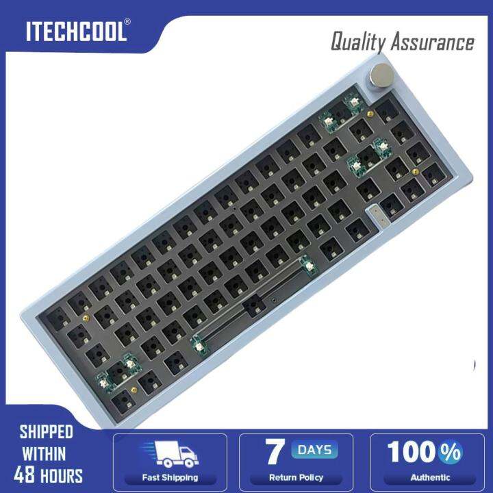 【Original】67 Keys Mechanical Keyboard DIY with Knob USB Wired Gaming