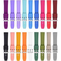 Soft silicone watch strap suitable for Disney Armani Fila small size waterproof rubber strap 12 14mm 【JYUE】