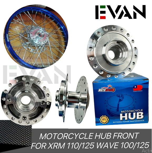 EVAN.PH FRONT HUB For Xrm 110/125 Wave 100/125 Motorcycle (Front Bowl