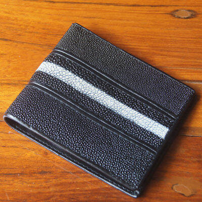 Wallet money Stingray cool เท่ ทนทาน ชาวต่างชาติชอบ กระเป๋าหนังปลากระเบนแท้ สวยงามคงทน งานฝีมือ การตัดเย็บ เป็นของฝากถูกใจผู้รับ