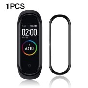 1-3pcs 9D cong bảo vệ Glas cho mi band 5 6 màn hình mặt kính tấm dán bảo