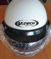 หมวกกันน็อค เต็มใบ V-100 Vtech สีขาว