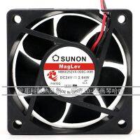 2023 ☆ MB60252VX-000C-A99เดิม SUNON 6025 24V 2.64W 6ซม. พัดลมทำความเย็นแกน