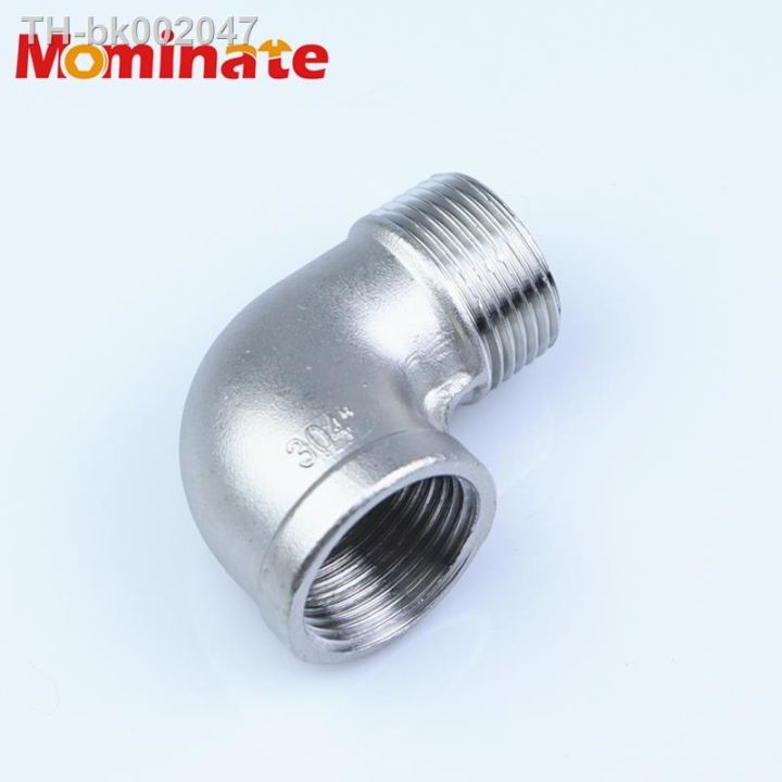 1-8-1-4-3-8-1-2-3-4-1-2-female-x-male-thread-street-elbow-90-degree-angled-ss-304-stainless-steel-pipe-fitting-connectors