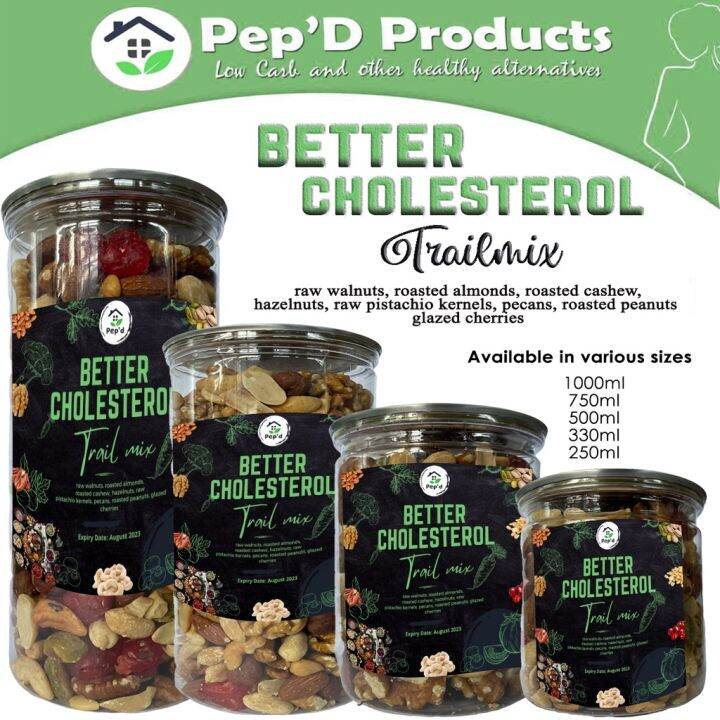Better Cholesterol Trail Mix Walnuts•Pecan•Almonds•Hazelnut•Cashew