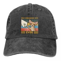 Summer Cap Sun Visor Best Dad Ever Hip Hop Caps Chihuahua Pet Dog Lovers Cowboy Hat Peaked Hats