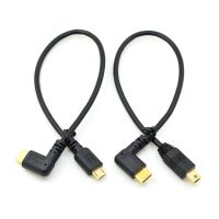 สายมินิ Usb ขนาดเล็ก5pin ตัวผู้เปลี่ยนเป็น Usb เพศผู้ C อะแดปเตอร์ไมโครข้อศอก3.1ชาร์จ2.0ประเภท Usb แปลงข้อมูล Otg เป็น Mini