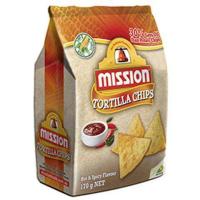 Mission Hot&amp;spicy Tortilla Chips 170g