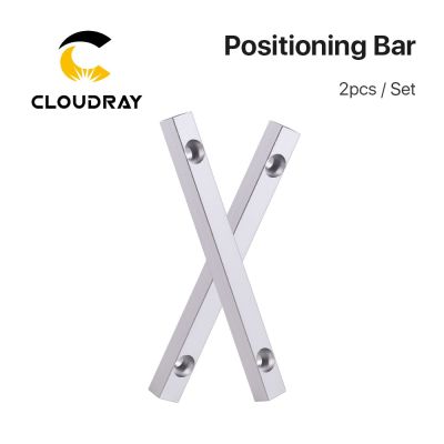 Cloudray Worktable Positioning Bar 2pcs 125*12mm Dia.6mm + 4pcs Positioning Screw for DIY Fiber &amp; Co2 Marking Engraving Machine