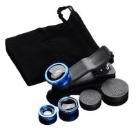 3 in 1 Wide Angle Macro Fisheye Lens Camera Kits Mobile Phone Fish Eye Lenses with Clip 0.67x for All Cell Phones