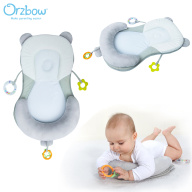 Đệm ngủ định hình đúng tư thế có gối Orzbow giúp chống trào ngược, thiết kế móc và vòng có thể tháo rời dễ dàng làm sạch thích hợp mang đi du lịch dành cho trẻ sơ sinh thumbnail