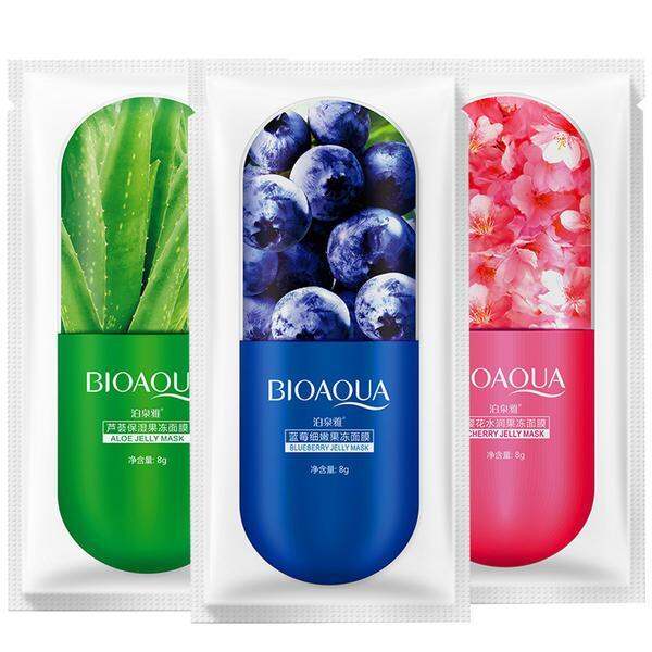 ได้ทั้ง-3-สูตร-bioaqua-jelly-shoothing-mask-8-g-bioaqua-มาส์กบำรุงผิวหน้าธรรมชาติ-มาส์กเนื้อเจลลี่
