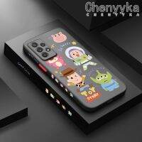 Chenyyka เคสโทรศัพท์ปลอกสำหรับ Samsung Galaxy A52 4G A52 5G A52s 5G บางเฉียบลายการ์ตูนทอยสตอรี่แฟชั่นฝ้าแข็งขอบซิลิโคนดีไซน์ใหม่เคสกันกระแทกคลุมทั้งหมดป้องกันเลนส์กล้องเคส