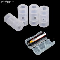 4Pcs/set AA Battery to Size C Battery Cases Box Adapters Converter Holder Switcher Converter