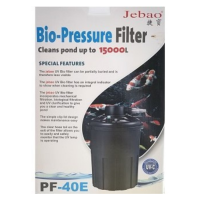 Jebao Bio-Pressure Filter PF-40E ถังกรองนอกตู้ปลา สำหรับ บ่อขนาด 8,000 - 15,000 ลิตร พร้อมหลอด 24W