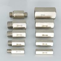 ☽◄ Brass Pneumatic One Way Check Valve Non-Return Valve Pipe Tube Fittings for Air Compressor