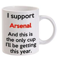 ARSENAL MUG - GREAT FUUNY GIFT FOR A SUPPORTER - 11 OZ SIZE - MACHINE WASHABLE