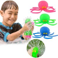 Sponge Absorbing Octopus Water Ball Squeezing Stress Relief Toys Reusable Water Balloons Absorbent Ball Outdoor Pool Beach Play