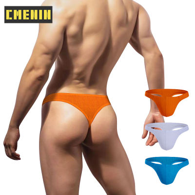 CMENIN (1 Pieces) Splice Spandex Mesh Sexy Men Underwear thongs Jockstrap High Quality G strings AD7115