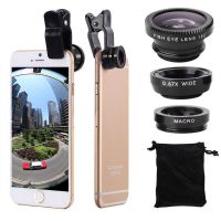 Phone Kit Macro Fisheye Zoom Camera Lens - 3in1 Fisheye Phone Lens 0.67x Wide - Aliexpress